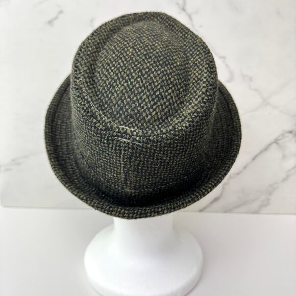 Stetson Men's Trilby Fedora Hat Size M Wool Blend Winter Classic Black - Picture 5 of 9